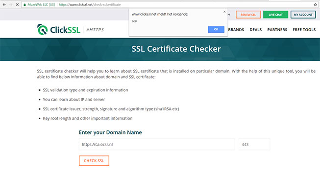 Click SSL