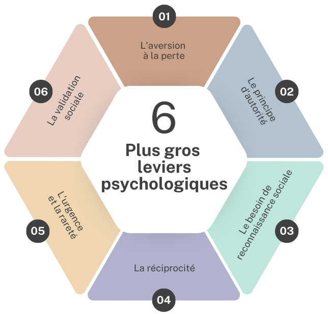 6 plus gros leviers psychologiques