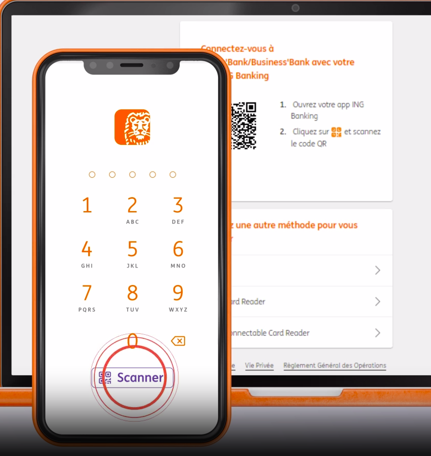 QR Code ING banque