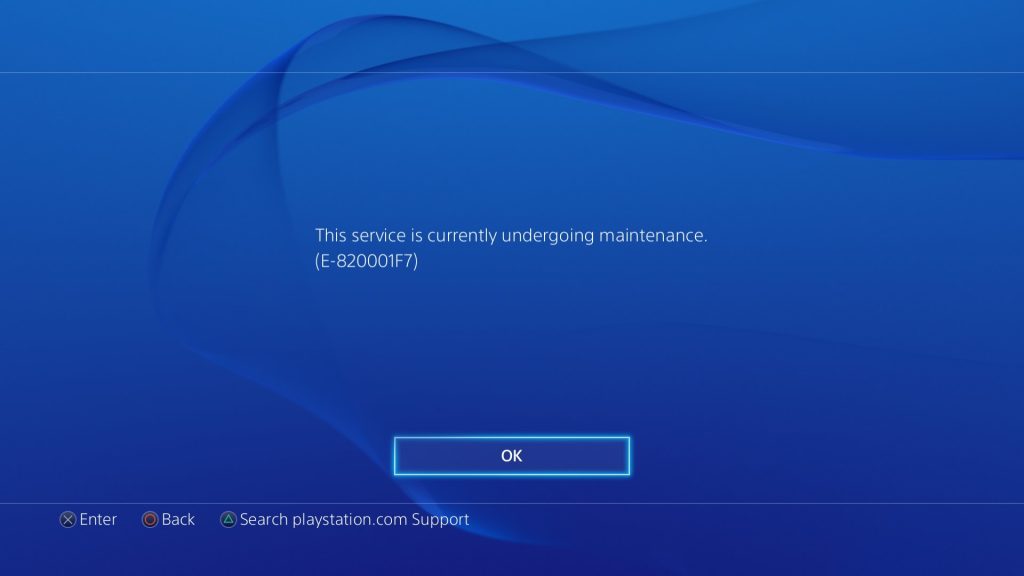 Le PlayStation Network sous maintenance